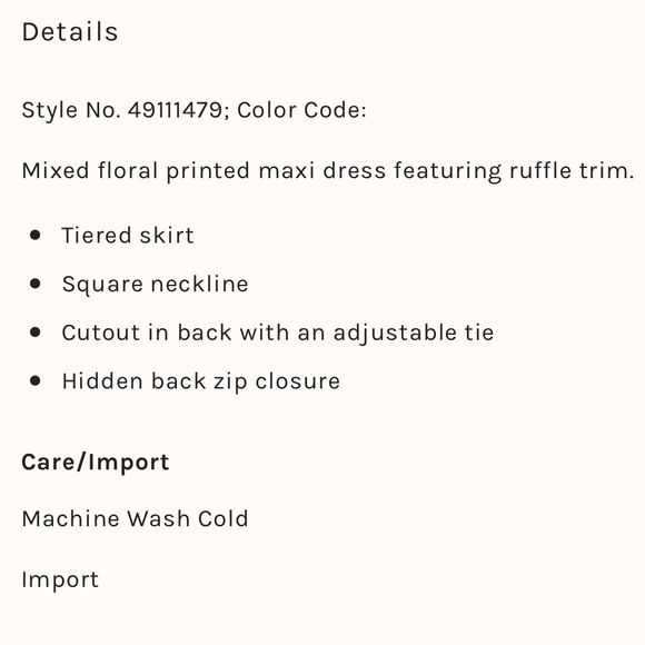 NWT Free People Yesica Maxi Dress - Picture 4 of 7